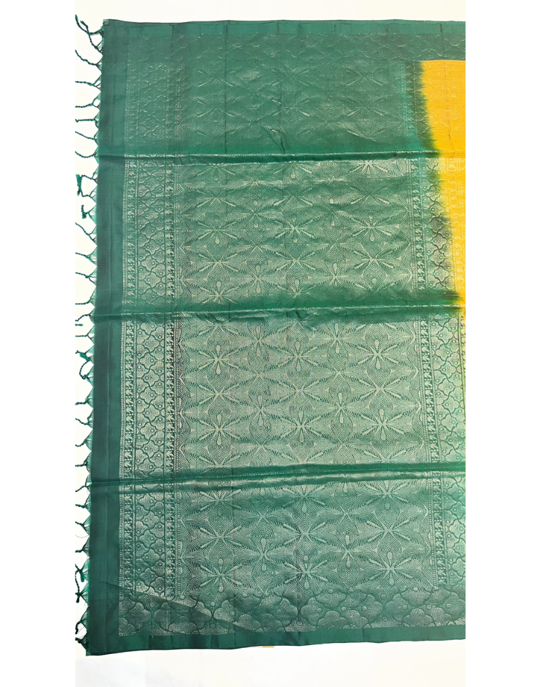 Mehendi Green Soft Silk Saree