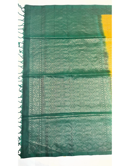 Mehendi Green Soft Silk Saree