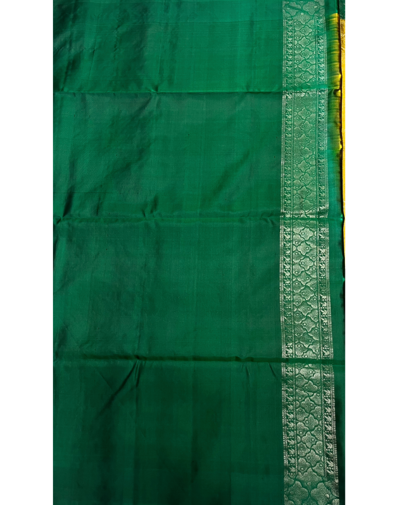 Mehendi Green Soft Silk Saree