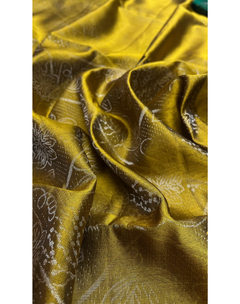 Mehendi Green Soft Silk Saree