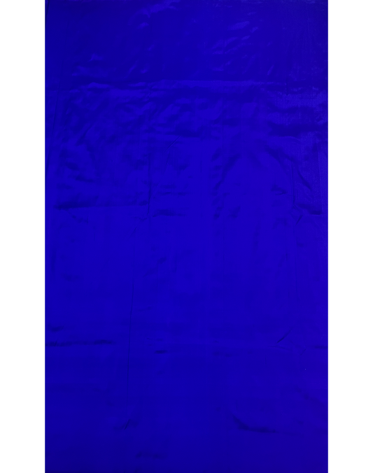 Ink Blue Handwoven Double Ikat Silk Saree