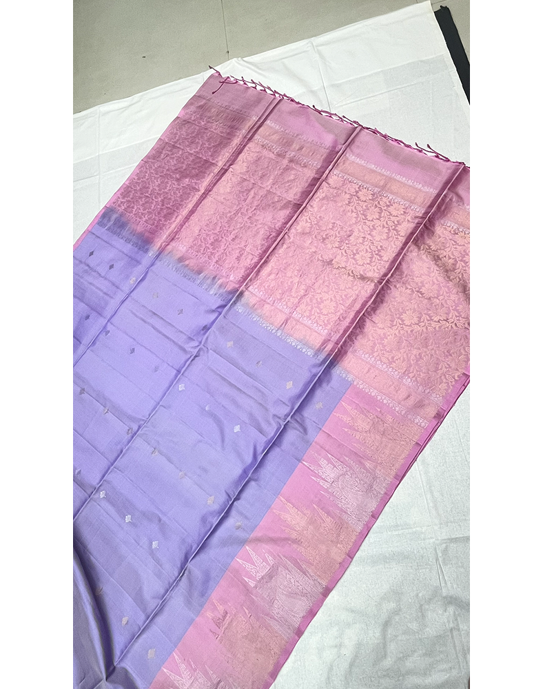 Lilac Soft Silk Saree