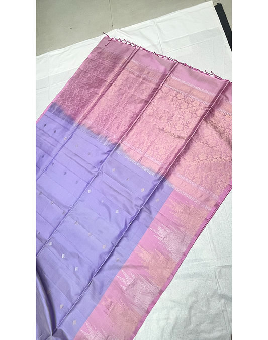 Lilac Soft Silk Saree
