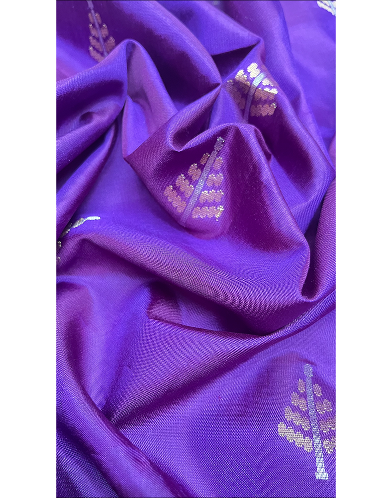 Deep Purple Soft Silk Saree