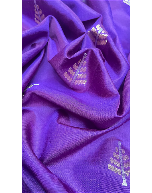 Deep Purple Soft Silk Saree