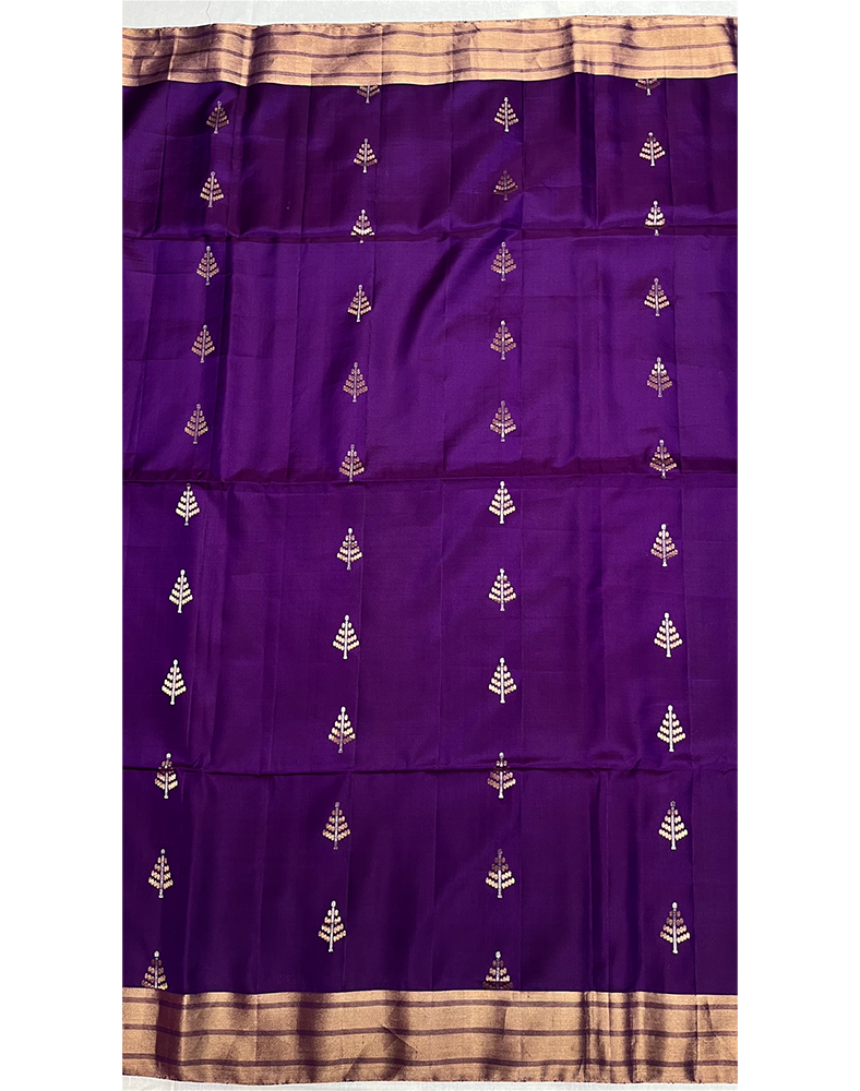 Deep Purple Soft Silk Saree