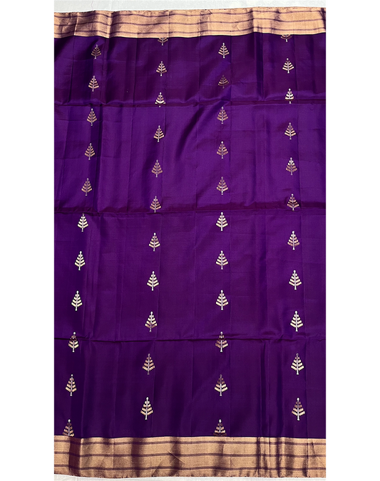 Deep Purple Soft Silk Saree