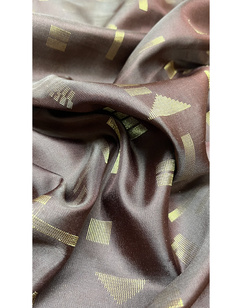 Deep Brown Soft Silk Saree