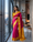 Rani Pink Handwoven Gadwal Silk Saree with Yellow Border